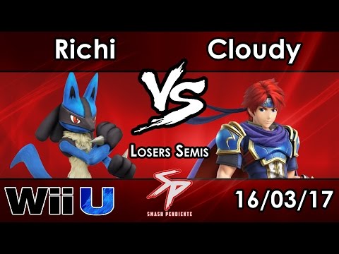 SP76 SF | Richi (Lucario, Sheik) Vs. SF | Cloudy (Roy) - Losers Semis - Smash 4