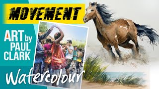 How to Paint Movement in Watercolour - 2 Step-by-Step Guides.