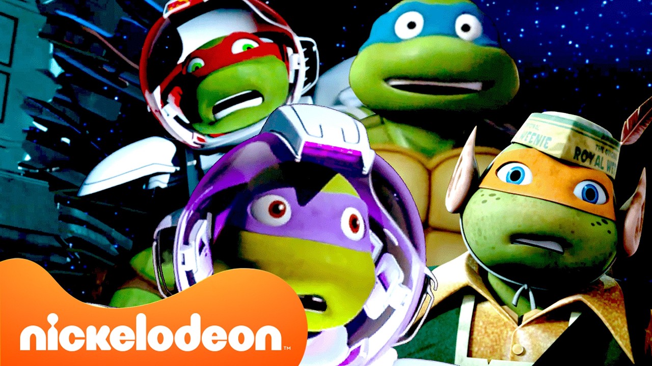 TMNT | Saat Kura-Kura Ninja menjelajah waktu dan luar angkasa! ⏰ 60 menit | Nickelodeon Bahasa