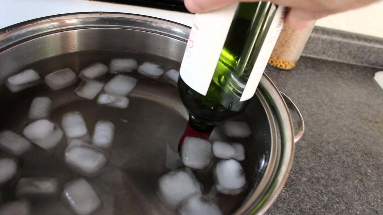 How to Make a Bottleneck Slide - Easy - Cutting Glass Wine Bottles - YouTube