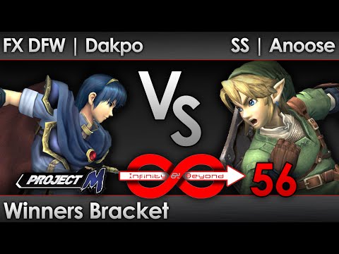 IaB! 56 PM - FX DFW | Dakpo (Marth, Falco) vs SS | Anoose (Link) - Winners Bracket