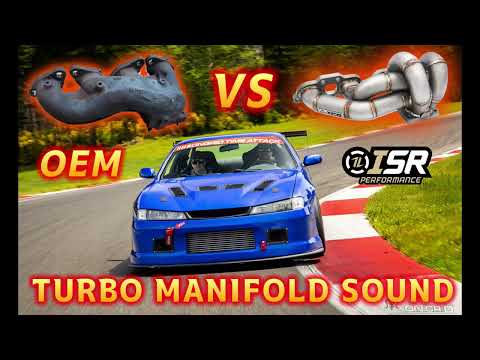 SR20 Turbo manifold VS. ISR Performance V3 Turbo Manifold Exhaust Sound.
