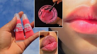 Get pink lips 👄 in 7 Days | How to make pink lip balm from scratch at home #pinklipbalm