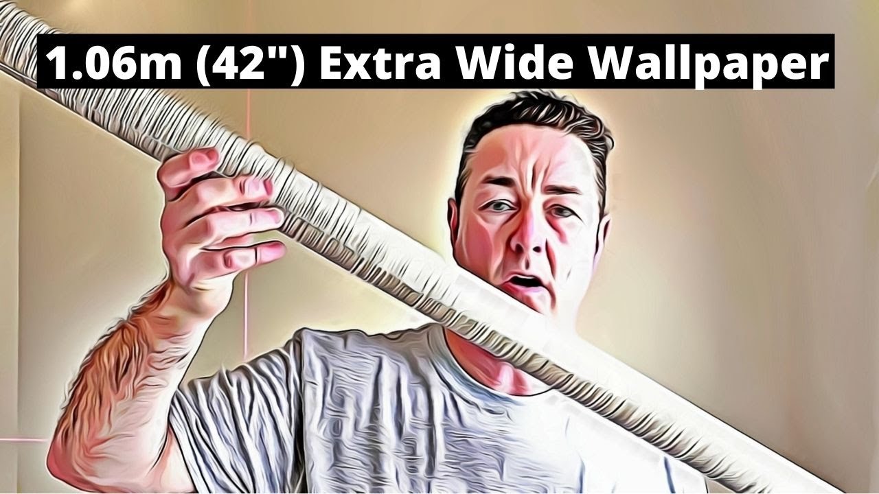 Watch video extra wide wallpaper hanging - advanced paperhanging Now extra wide wallpaper hanging - advanced paperhanging