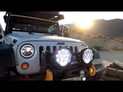 Jeep Wrangler Off Road Lights - Vision X