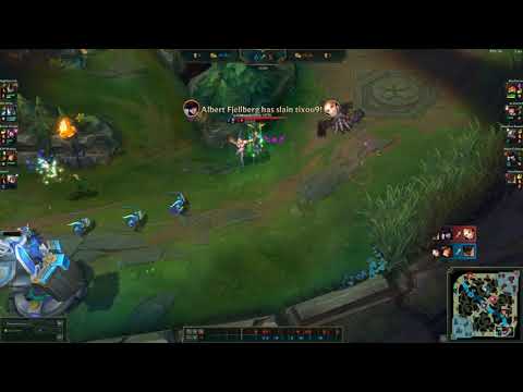 2v1 Caitlyn vs Miss Fortune and Lux