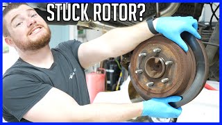 How to Remove a Stuck Brake Rotor | EASY!
