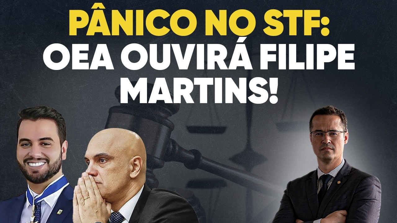 Moraes desesperado! OEA vem ouvir Filipe Martins e perseguidos!