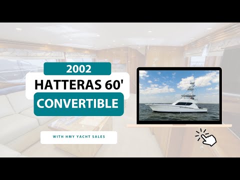 Hatteras 60 Convertible video