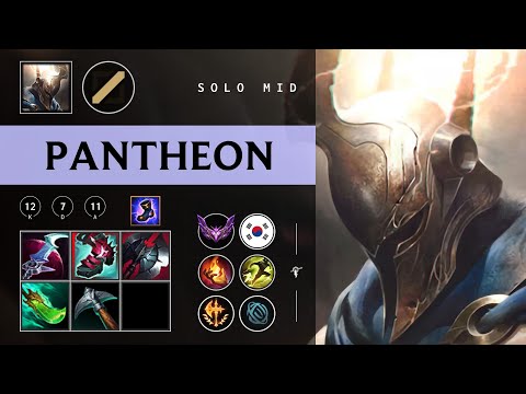 Pantheon Mid vs Sylas - KR Master Patch 26.01