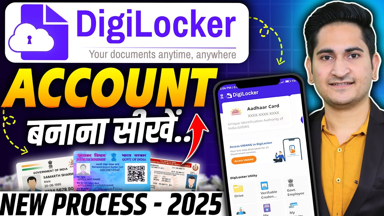 Digilocker Account Kaise Banaye - How to create digilocker account | Digilocker Account Create 2025