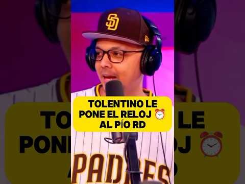 TOLENTINO le pone el reloj ⌛ al pío rd #estonoesradio