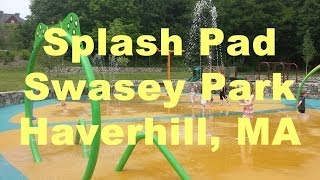 preview picture of video 'Splash Pad Spray Park Water Park Playground Swasey Field Haverhill MA'