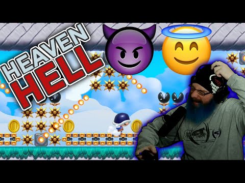 HEAVEN AND HELL! | Super Mario Maker 2 Super Expert No Skip with Oshikorosu! [117]