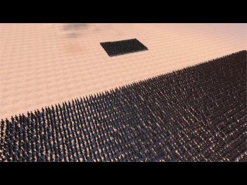 1,000 MODERN SOLDIERS VS 10,000 CAVALRY - UEBS MODS - Ultimate Epic Battle Simulator