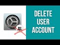 How to delete User Account and files on macOS Ventura