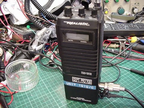 Realistic TRC1010 UK PR27GB CB radio (handheld) - Service adjusment