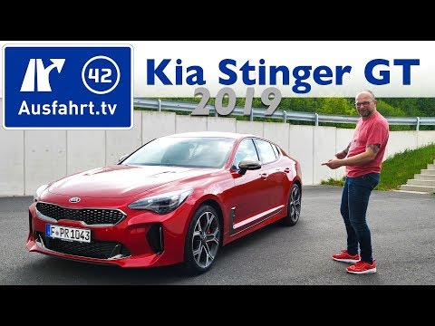 2019 KIA Stinger 3.3 T-GDI V6 AWD - Kaufberatung, Test deutsch, Review, Fahrbericht Ausfahrt.tv