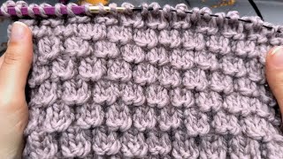 🥰✨ Mastering the Mesmerizing Knit Pattern!