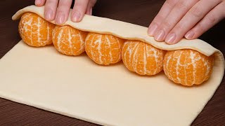 All the guests were surprised!  A delicious Christmas dessert with mandarins in just 10 minutes!