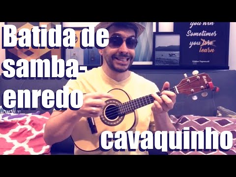 Aprenda a batida de SAMBA-ENREDO no cavaco em 1 MINUTO!
