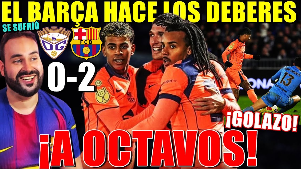 ¡El BARÇA SUFRE pero PASA a OCTAVOS! GANA 0-2 al GUADALAJARA ¡GOLES CHRISTENSEN y RASHFORD! OPINIÓN