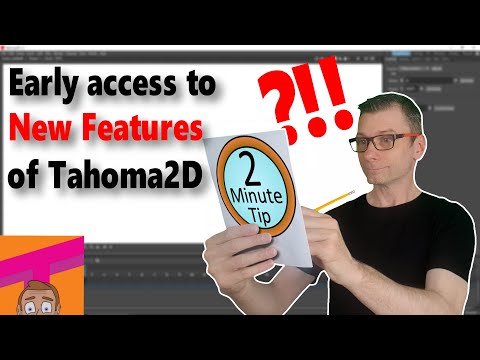 Early access to new features of Tahoma2D (an OpenToonz alternative) - 2 Minute Tip