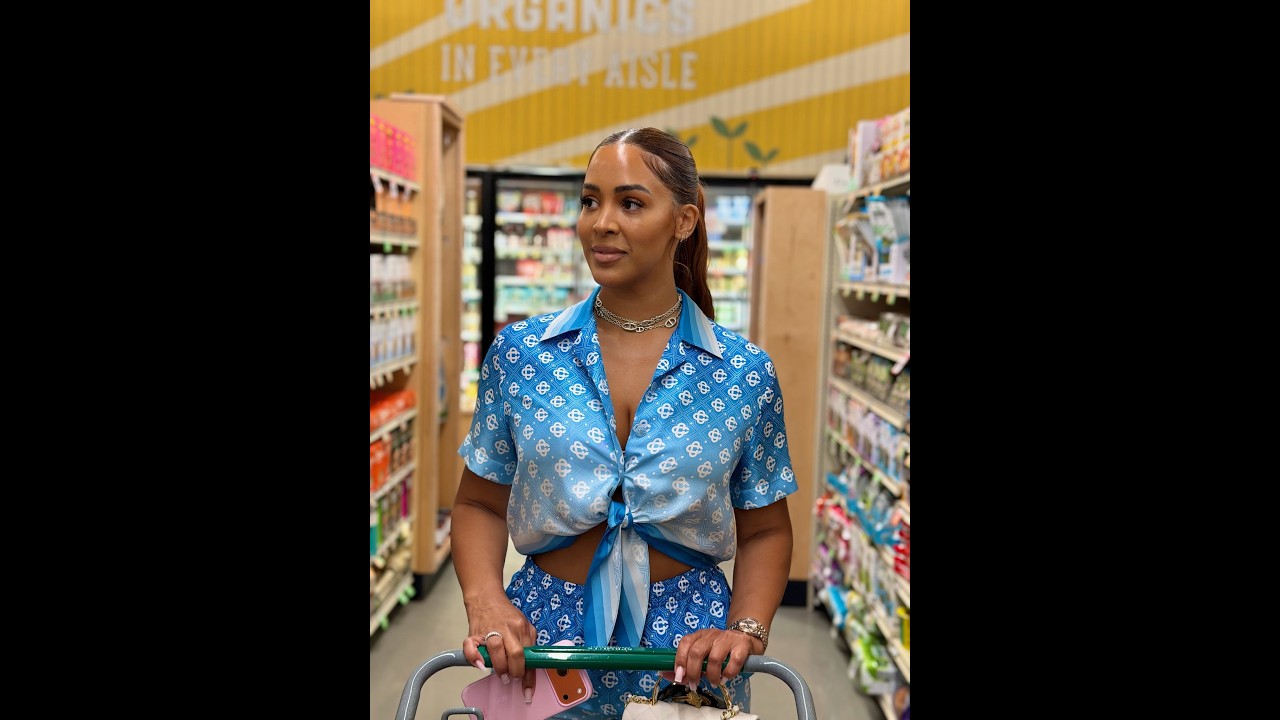 When Lauren goes grocery shopping for her man!