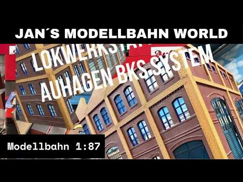 Modelleisenbahn Spur H0/1:87-Teil 44 Lokwerkstatt mit Auhagen BKS System