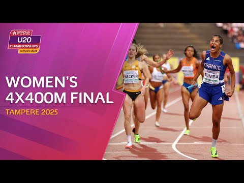 France STORMS to gold! 🇫🇷🥇 Women's 4x400m relay final replay | Tampere 2025