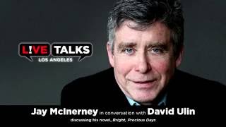 Jay McInerney in conversation with David Ulin