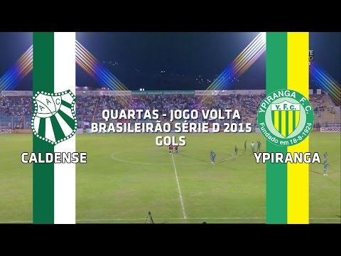 Gols - Caldense 1 x 1 Ypiranga - Brasileirão Série D - 12/10/2015