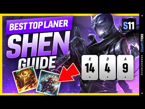 NEW BEST Top Laner Shen - CHALLENGER Shen Guide - How To Play Shen & HARD CARRY In Season 11