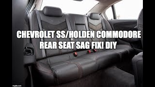 Chevrolet SS Rear Seat Leather Cover Fix DIY/How-To