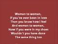 Shirley Brown Woman to woman with lyrics!!!