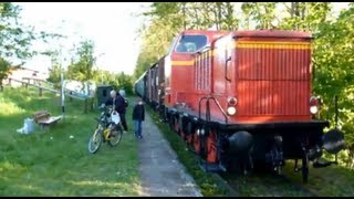 preview picture of video 'AVL Heide-Express mit MaK zum Oldtimertreffen in Hermannsburg, 16.05.2010'