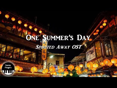 One Summer's Day 어느 여름날 - Spirited Away 센과 치히로의 행방불명 OST (BGM) | piano cover by Sunny Fingers