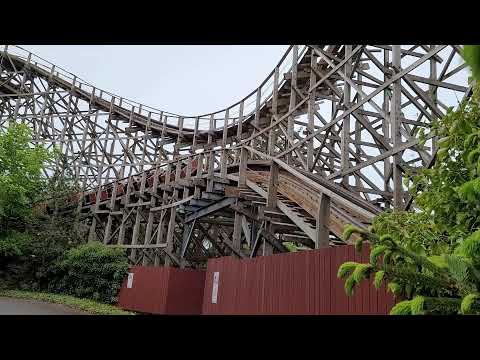 Falken - Faarup sommerland #woodenrollercoaster #fårupsommerland #rollercoaster #amusementpark #fun