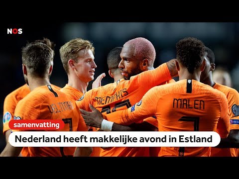 Estonia 0-4 Netherlands   ( UEFA Euro 2020 qualify...