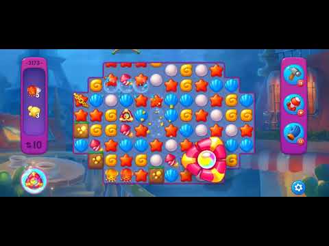 Fishdom Super Hard Level 3173 (with Double Super Lightning) @choraelmin