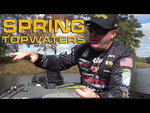 Topwaters for Spring Bass with Scott Canterbury