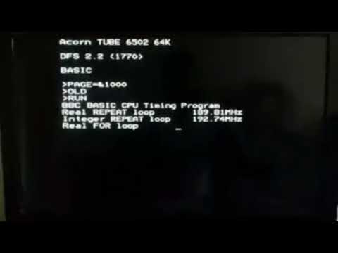 Acorn BBC Micro with PiTubeDirect Raspberry Pi Coprocessor