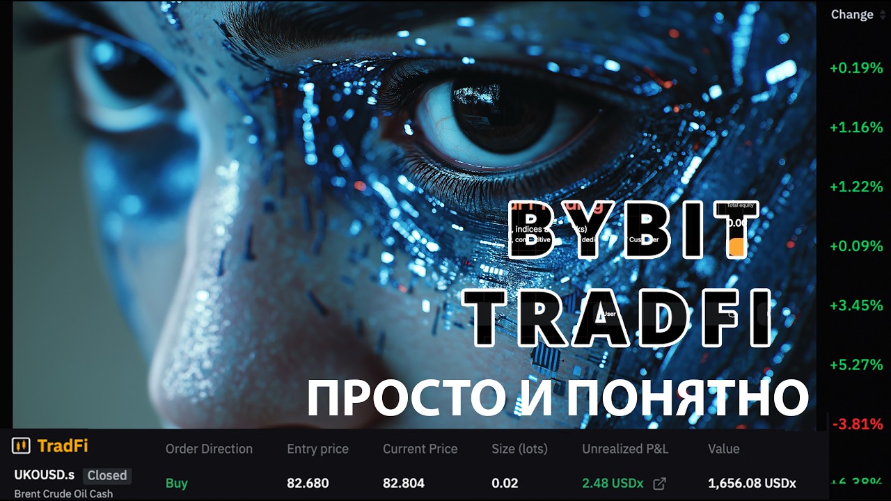 BYBiT TRADFi 🟢 ПРОСТЫМ ЯЗЫКОМ (ТОРГУЕМ РЕАЛЬНЫЙ РЫНОК!)