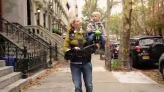 Standbild aus Werbefilm: Mutter mit Kind und SteadyKid