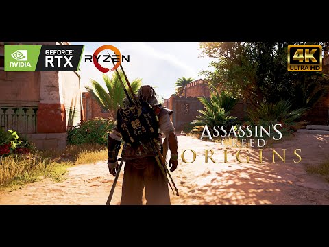 [4K] AC ORIGINS - Beyond All Limits - RTX 3060 - RAY TRACING - MAX SETTINGS - CINEMATIC GAMEPLAY P1