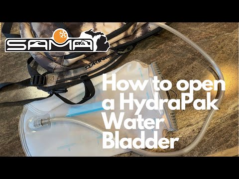 How to Open a HydraPak Water Bladder