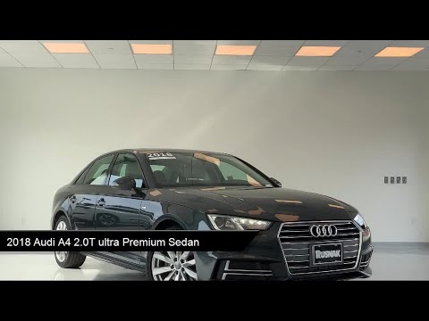 2018 Audi A4 2.0T ultra Premium Sedan Los Angeles  Pasadena  Glendale  Arcadia  Alhambra