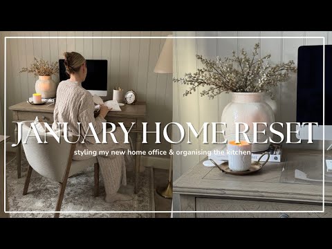 January Reset & New Home Office| Katie Peake