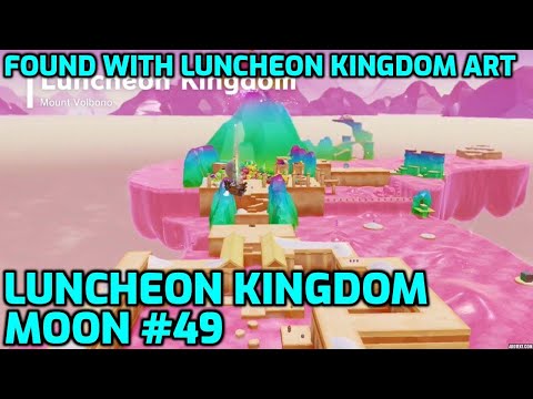 Super Mario Odyssey - Luncheon Kingdom Moon #49 - Found with Luncheon Kingdom Art