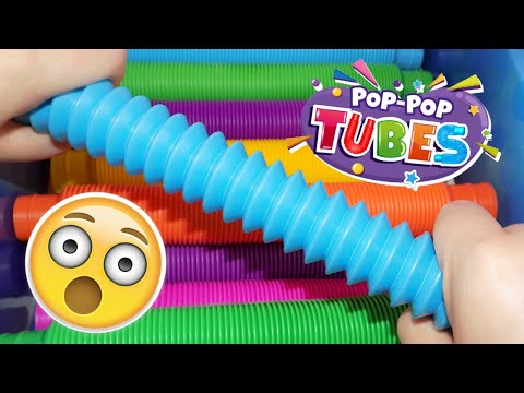 Plastic multicolor pop ring for kids (set of 12), free